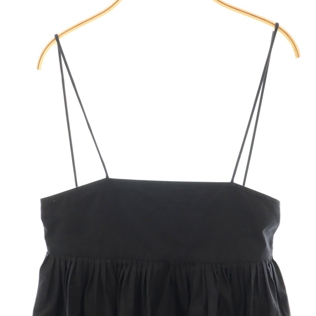 ドゥロワー Drawer コットンタックサロペットスカート ギャザー フレア