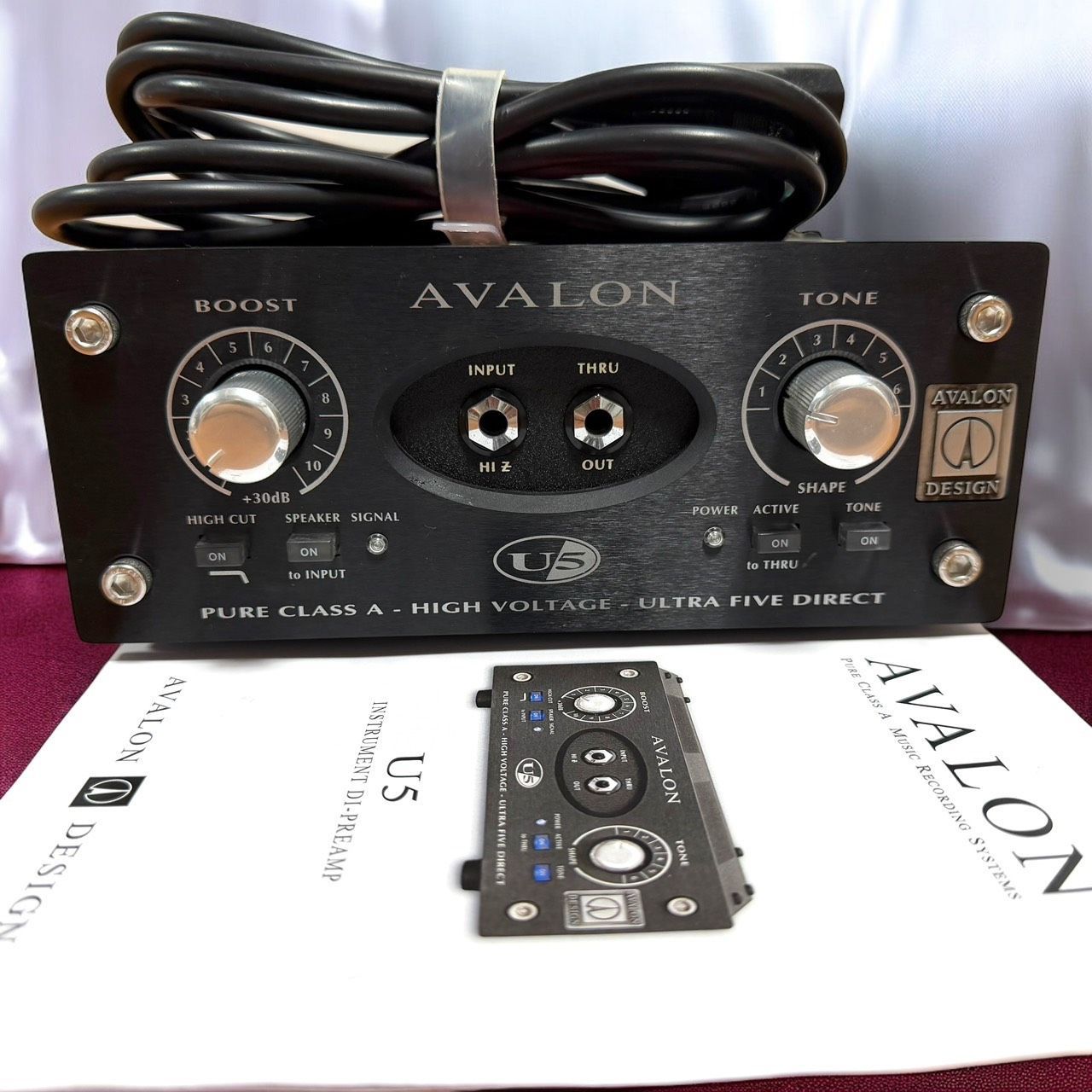 【美品・希少カラー】AVALON DESIGN U5 BLACKモデル ☆送料無料 極美品 Avalon Design アバロンデザイン U5 BLACK ブラック