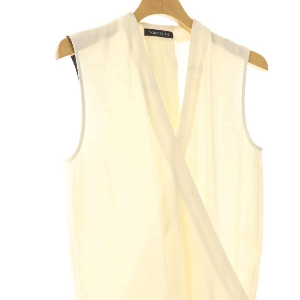 ヨーコチャン YOKO CHAN オールインワン ノースリーブ カシュクール 36