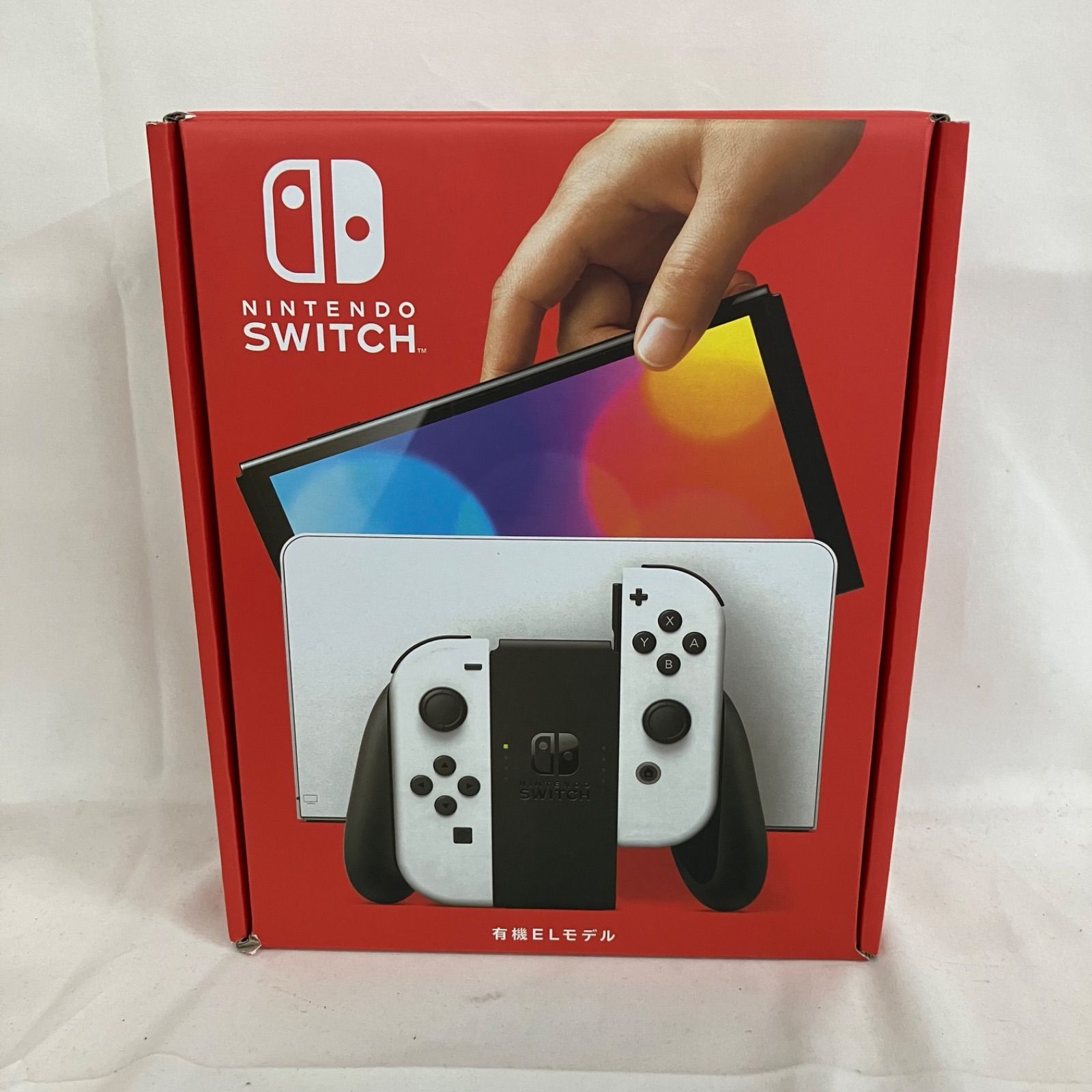 中古 Nintendo Switch 有機EL ホワイト スイッチ 本体 YDJ068 c090