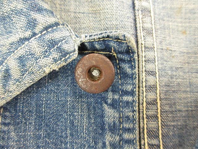 ヴィンテージ VINTAGE 40s デニムカバーオール 三つポケ大戦モデル