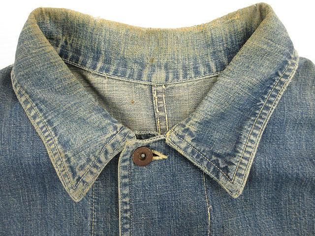ヴィンテージ VINTAGE 40s デニムカバーオール 三つポケ大戦モデル