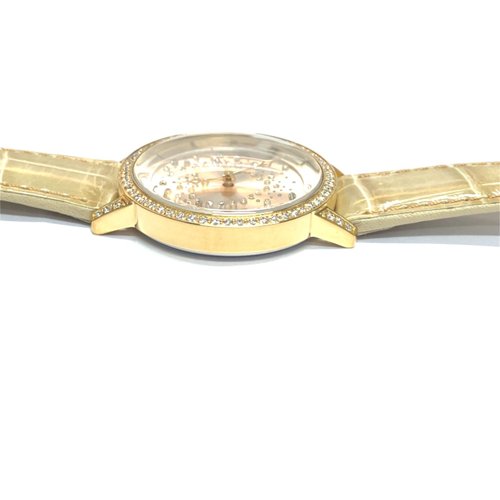 レディース時計Lunage ダイヤモンド付き - メルカリ