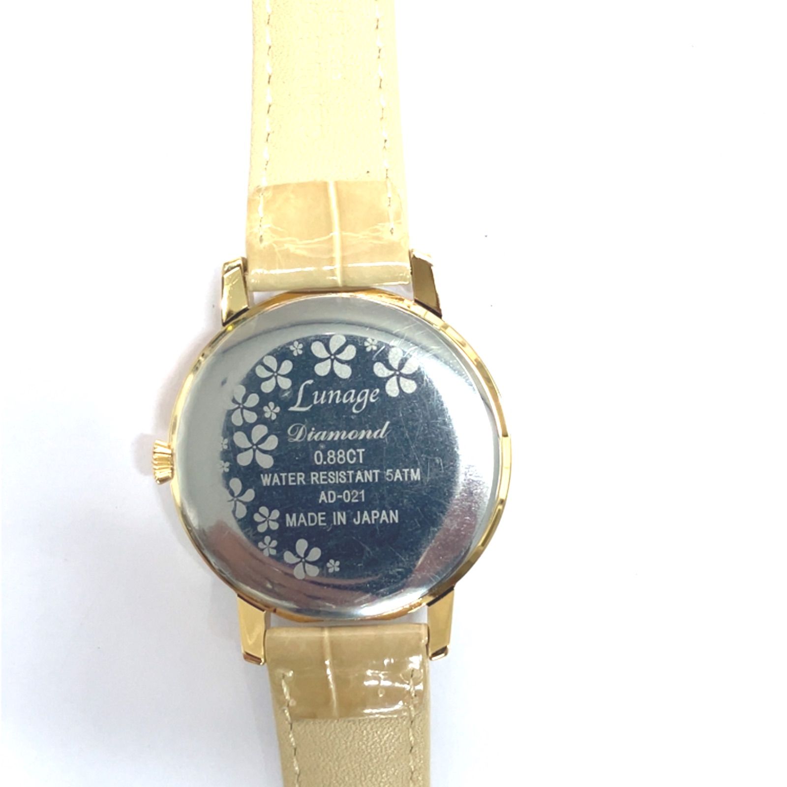 Lunage ダイヤモンド装飾 ローズゴールド腕時計　AD018 Lunage ダイヤモンド装飾 ローズゴールド腕時計 AD018 Lunage