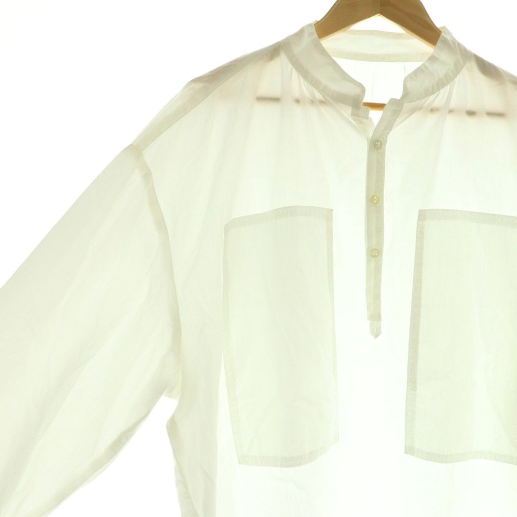 ポータークラシック Porter Classic STAND COLLAR LONG SMOCK SHIRT