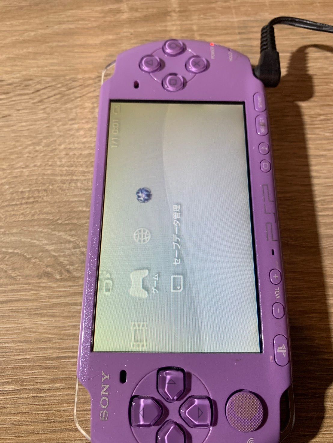 6689 PlayStation ポータブル PSP 3000 ライラック・パープル 動作確認