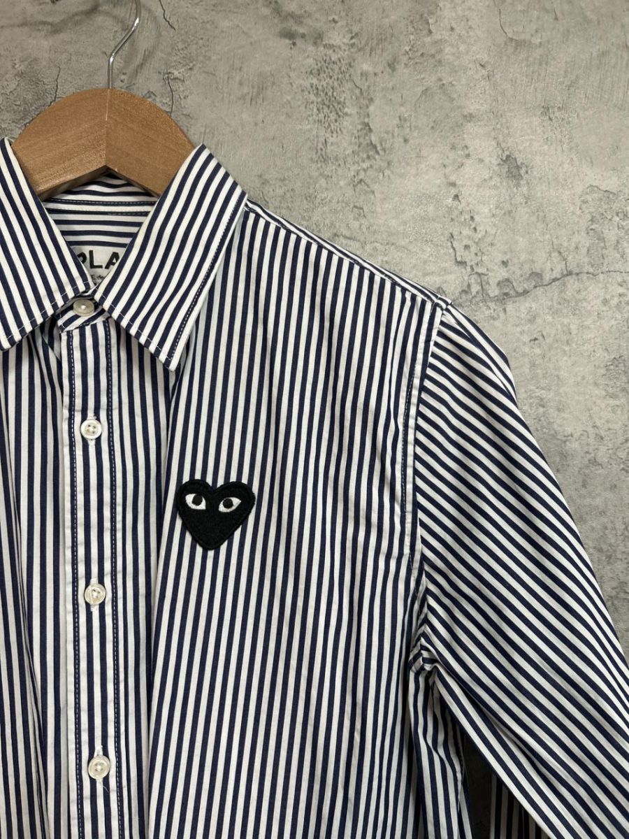 PLAY COMME des GARCONS プレイ コムデギャルソン 長袖 ストライプ柄