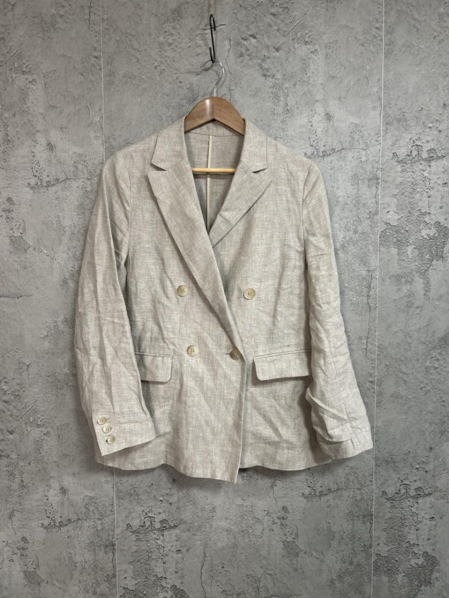 SLOBE IENA スローブイエナ リネン100% テーラード ジャケット sizeF