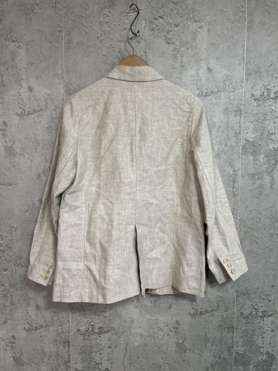 SLOBE IENA スローブイエナ リネン100% テーラード ジャケット sizeF