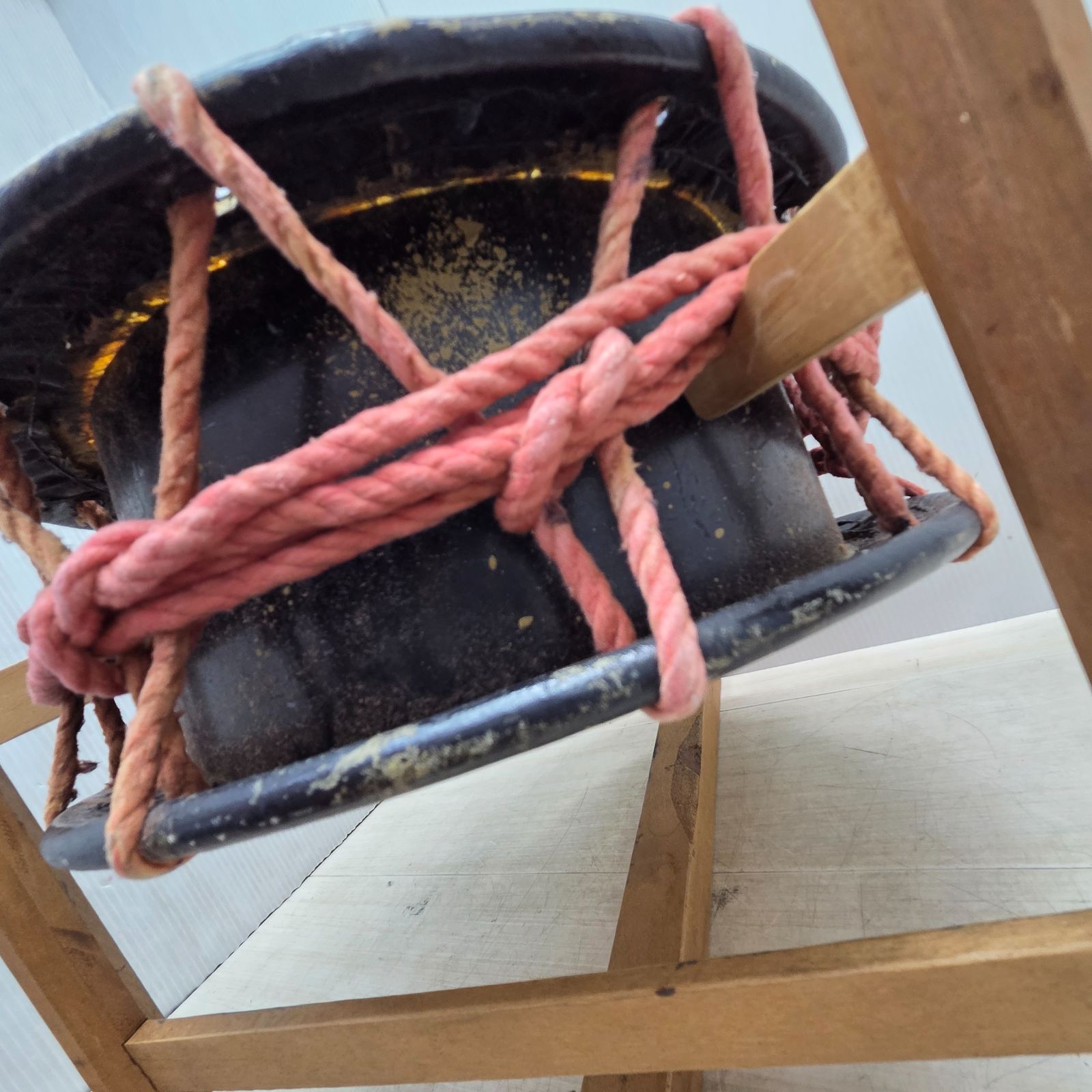 11 S99884 和太鼓 たいこ 伝統和楽器 バチ付き 昭和レトロ - メルカリ