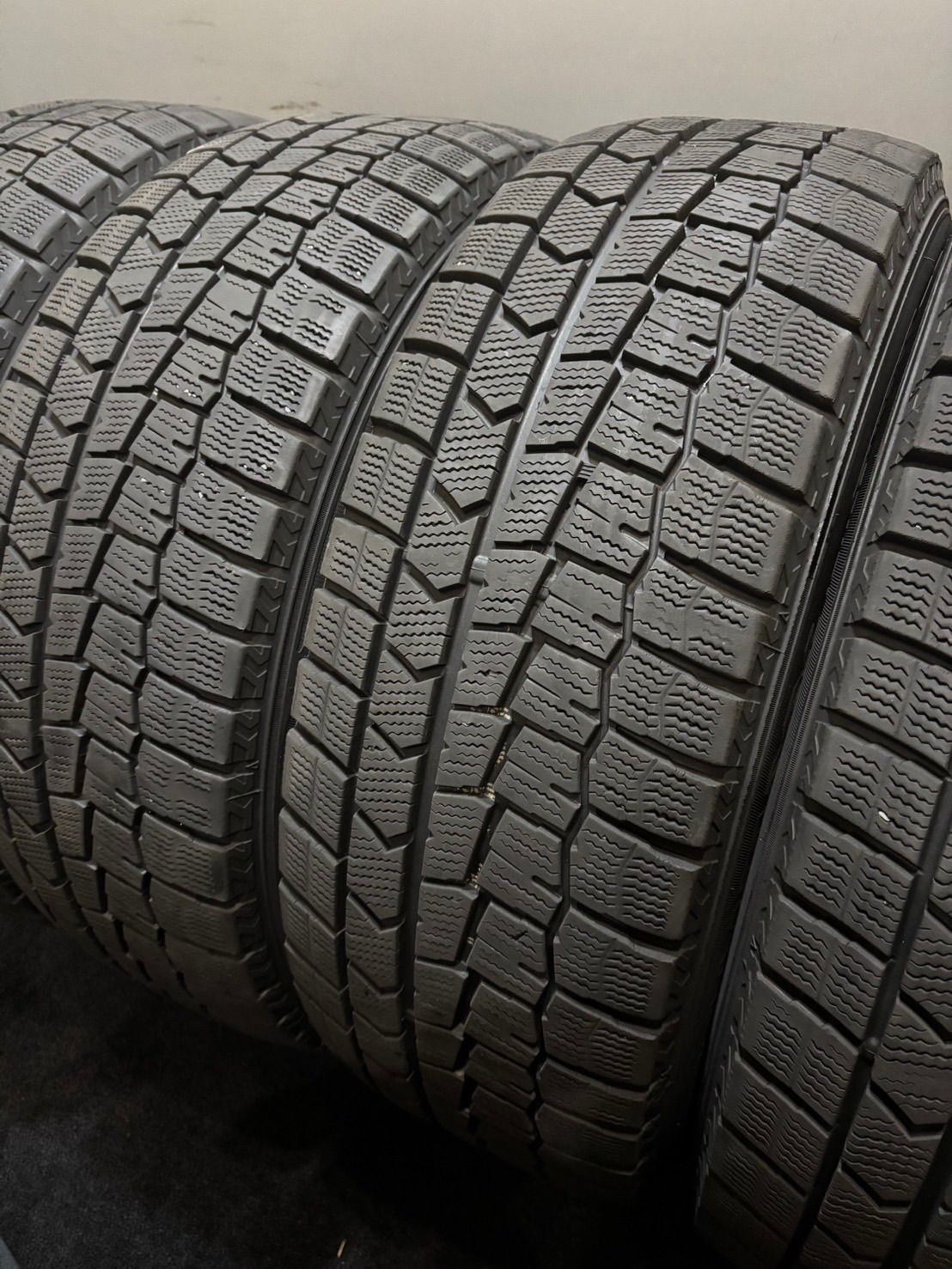 ☆215/60R16 DUNLOP/WINTER MAXX WM02 21年製 スタッドレス 4本