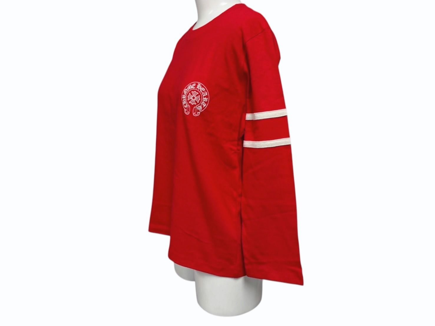 【新品未使用】クロムハーツROLLER SKATE tシャツ 赤 CHROME HEARTS クロム・ハーツ ROLLER SKATES SS HORSESHOE RED/WHITE