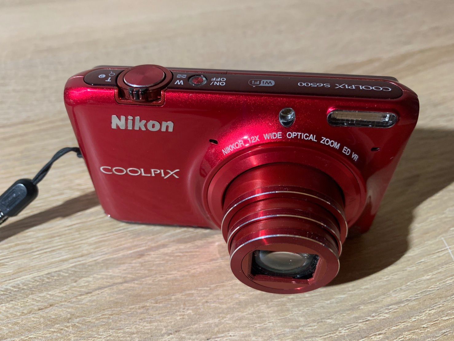 6691 Nikon COOLPIX S6500 レッド 動作確認済み - メルカリ