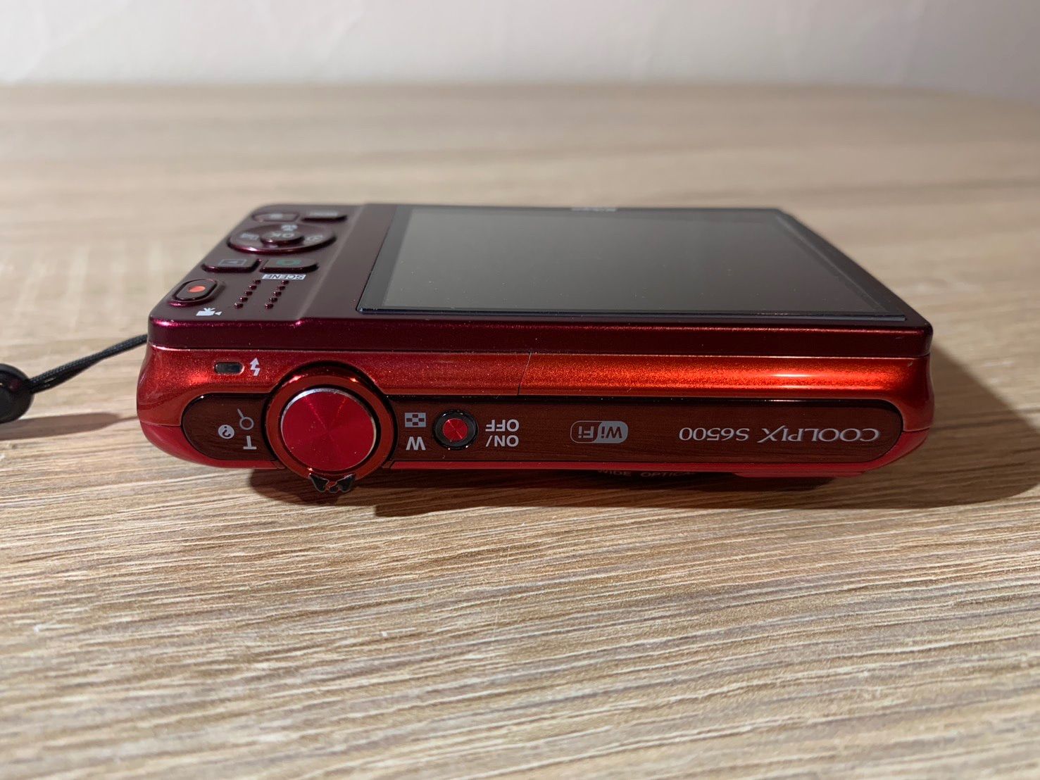 6691 Nikon COOLPIX S6500 レッド 動作確認済み