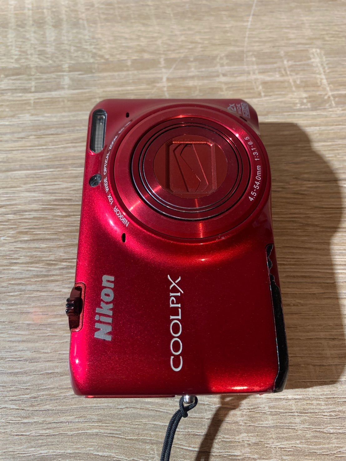 6691 Nikon COOLPIX S6500 レッド 動作確認済み - メルカリ