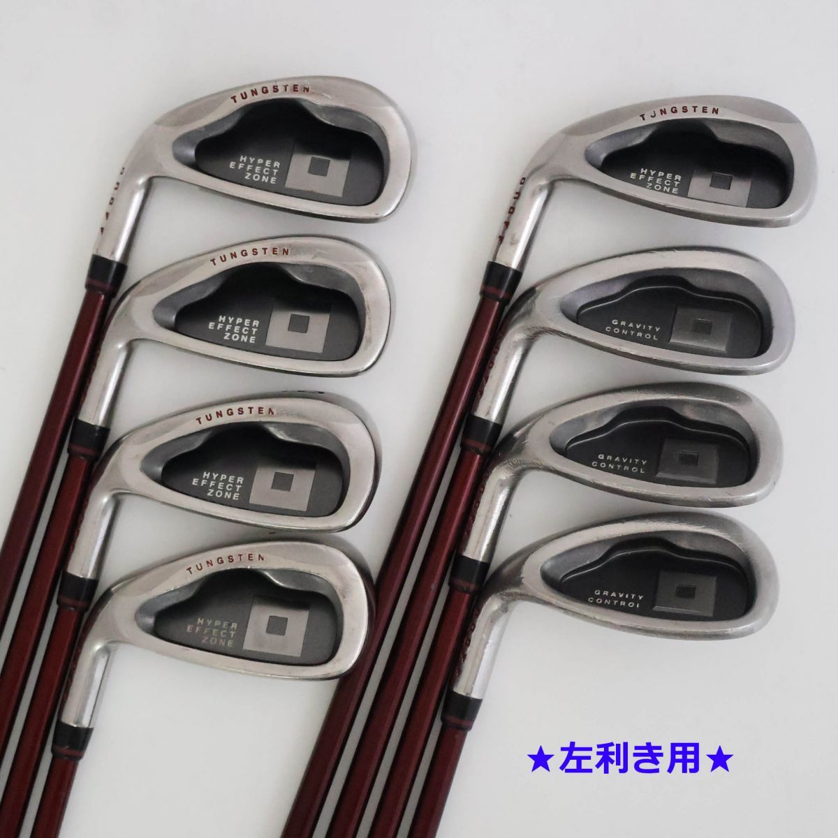 左利き用 グローブライド ダイワ ONOFF オノフ HYPER EFFECT ZONE アイアン 8本セット SMOOTH KICK MP 508 I S 83481