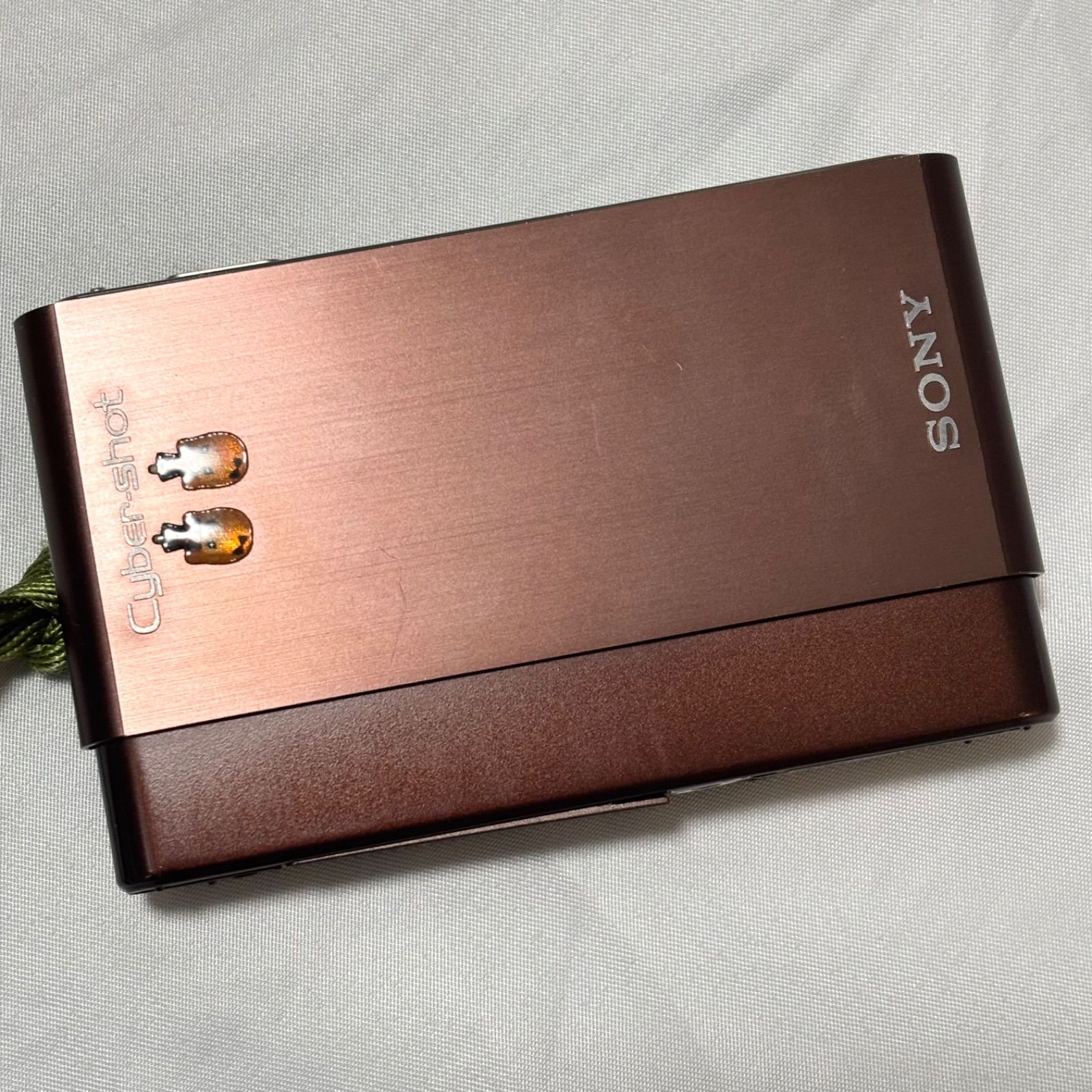 送料無料】SONY/ソニー/Cyber-shot/サイバーショット/DSC-T77/ブラウン