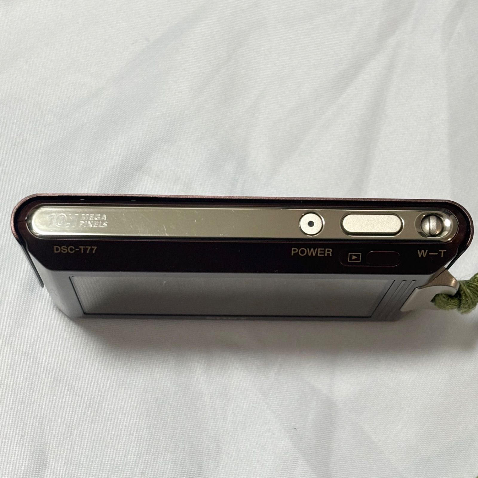 送料無料】SONY/ソニー/Cyber-shot/サイバーショット/DSC-T77/ブラウン