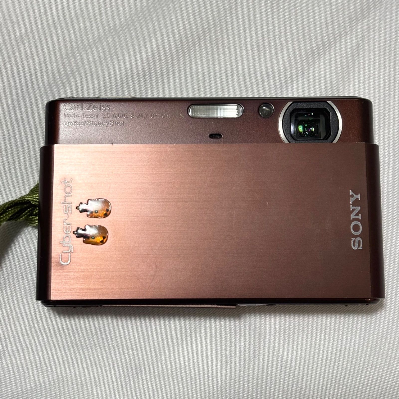 送料無料】SONY/ソニー/Cyber-shot/サイバーショット/DSC-T77/ブラウン