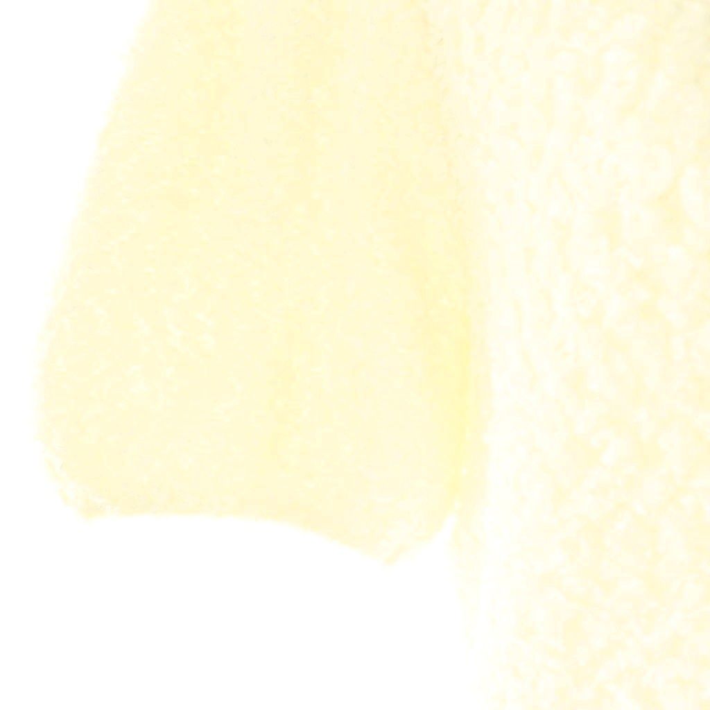 【中古】ルネ Rene 24年 リボンツイードプルオーバー ニット 半袖 34 白 ホワイト /AT ■OS レディース ルネ Rene 24年 リボンツイードプルオーバー ニット 半袖 34 白