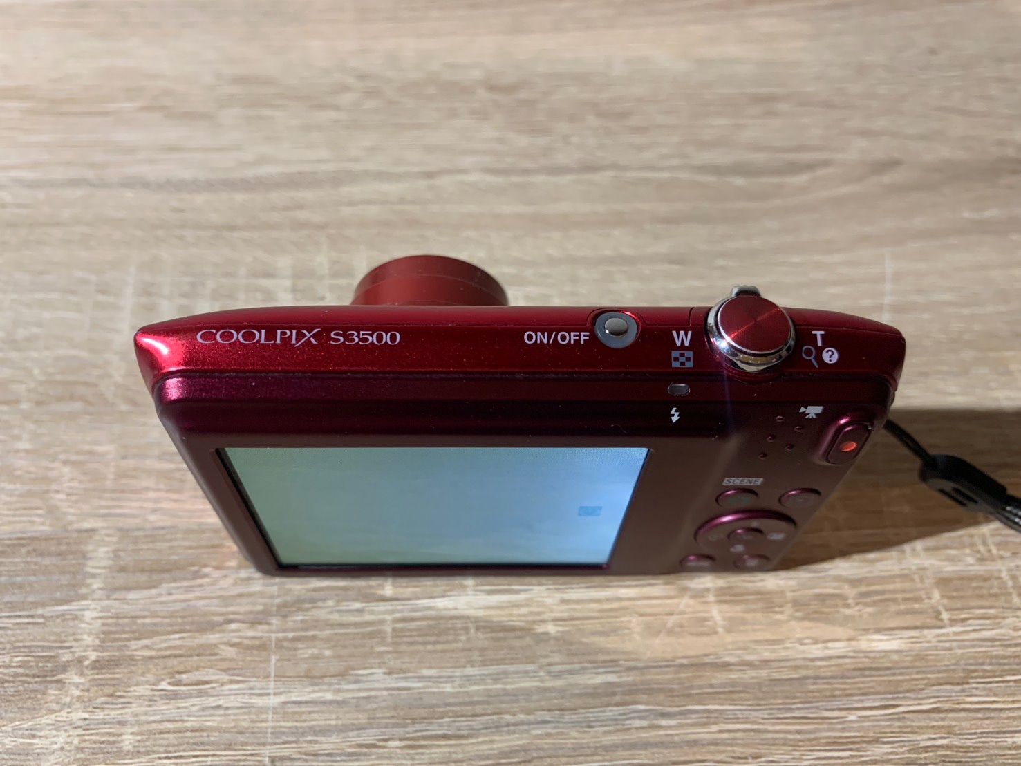 6693 Nikon COOLPIX S3500 レッド 動作確認済み - メルカリ