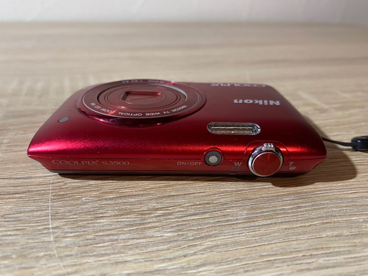 6693 Nikon COOLPIX S3500 レッド 動作確認済み - メルカリ