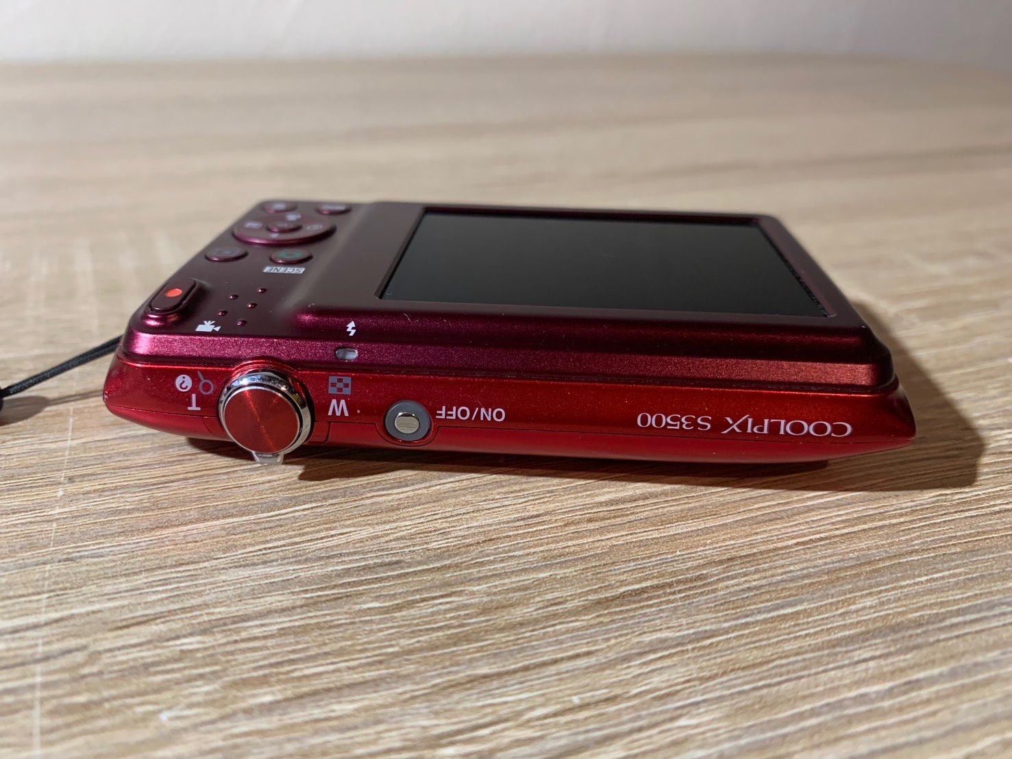 6693 Nikon COOLPIX S3500 レッド 動作確認済み - メルカリ