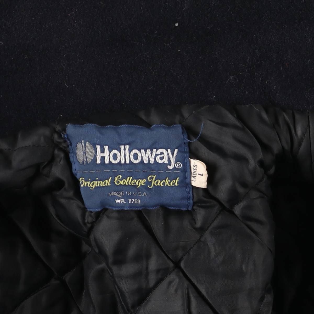 古着 80年代 ホロウェイ Holloway セーラーカラー 中綿入り ウール