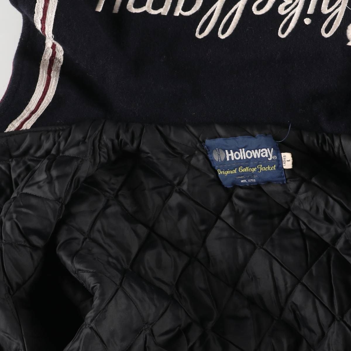 古着 80年代 ホロウェイ Holloway セーラーカラー 中綿入り ウール