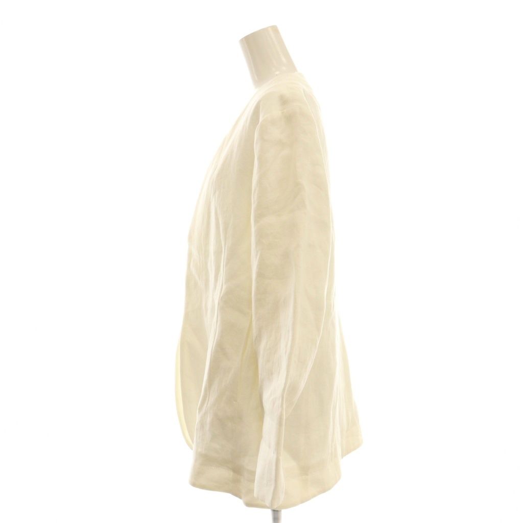 コンテ conte 25SS ペーパーノーカラージャケット カラーレス