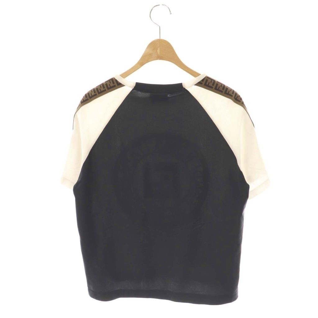 フェンディ FENDI ズッカ柄ロゴ半袖Tシャツ カットソー 12A ホワイト