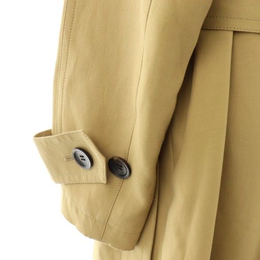 ダイアグラム グレースコンチネンタル Diagram GRACE CONTINENTAL 24AW ロングコート スプリングコート ダブル 38 カーキベージュ /ES ■OS