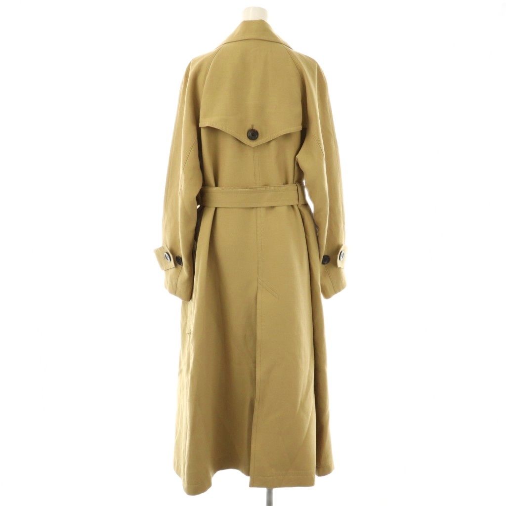 ダイアグラム グレースコンチネンタル Diagram GRACE CONTINENTAL 24AW ロングコート スプリングコート ダブル 38 カーキベージュ /ES ■OS