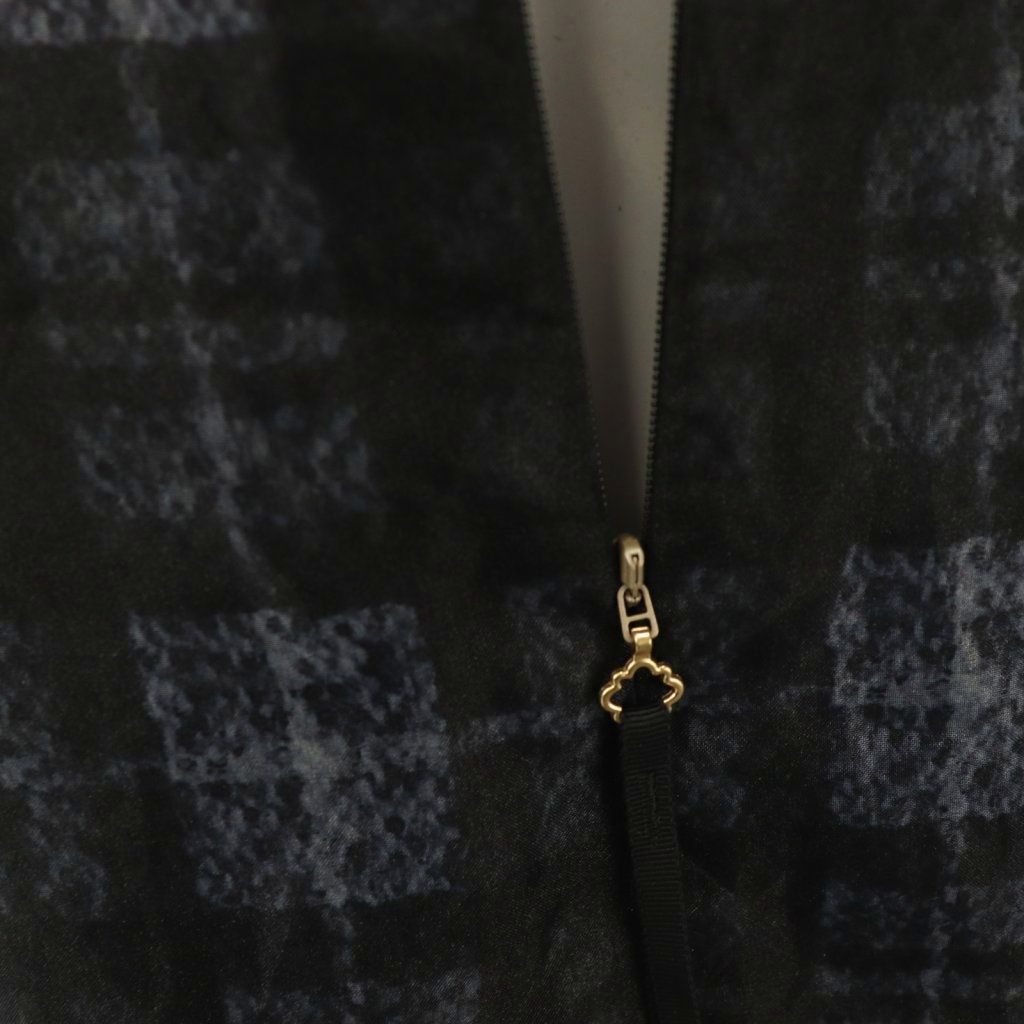 【中古】トッカ TOCCA 24AW Archive Collection RIBBON STEPS ドレス ワンピース ロング 半袖 0 ブラック /HK ■OS トッカ TOCCA 24AW Archive Collection RIBBON STEPS ドレス