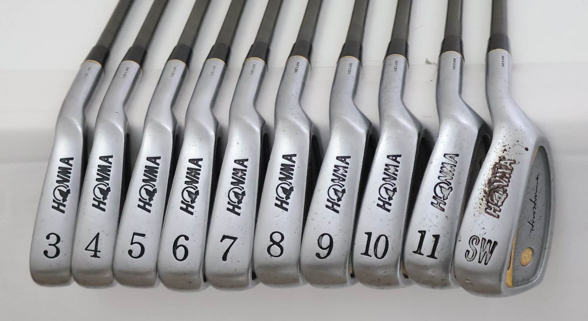 ○【金七宝！4つ星】本間☆ヒロホンマ LB-708 NEW H&Fアイアン 10本