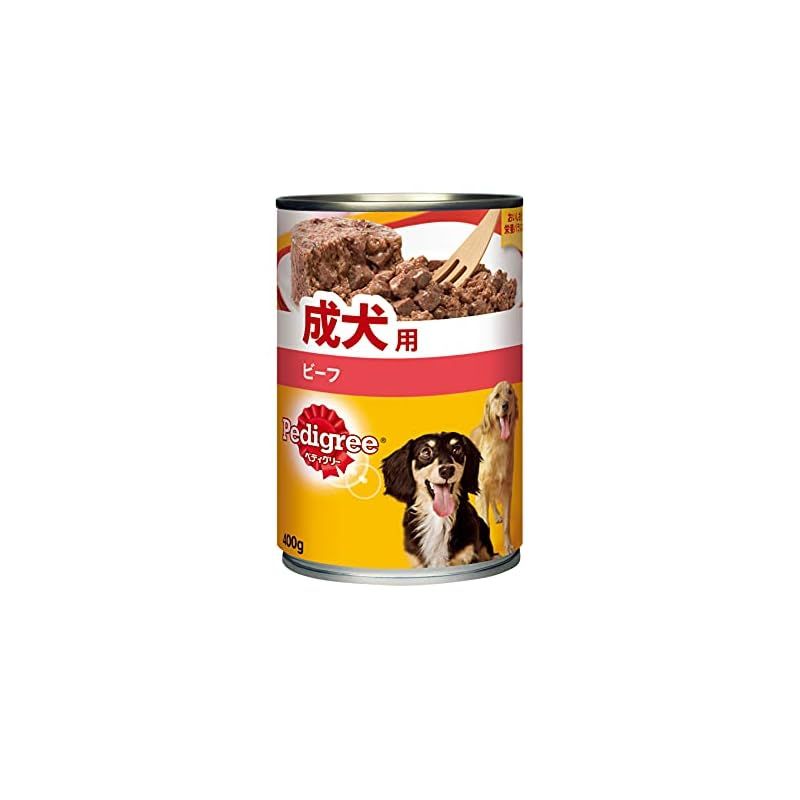 ペディグリー 成犬用 ビーフ 400g×24缶入り [ドッグフード・缶詰] 0