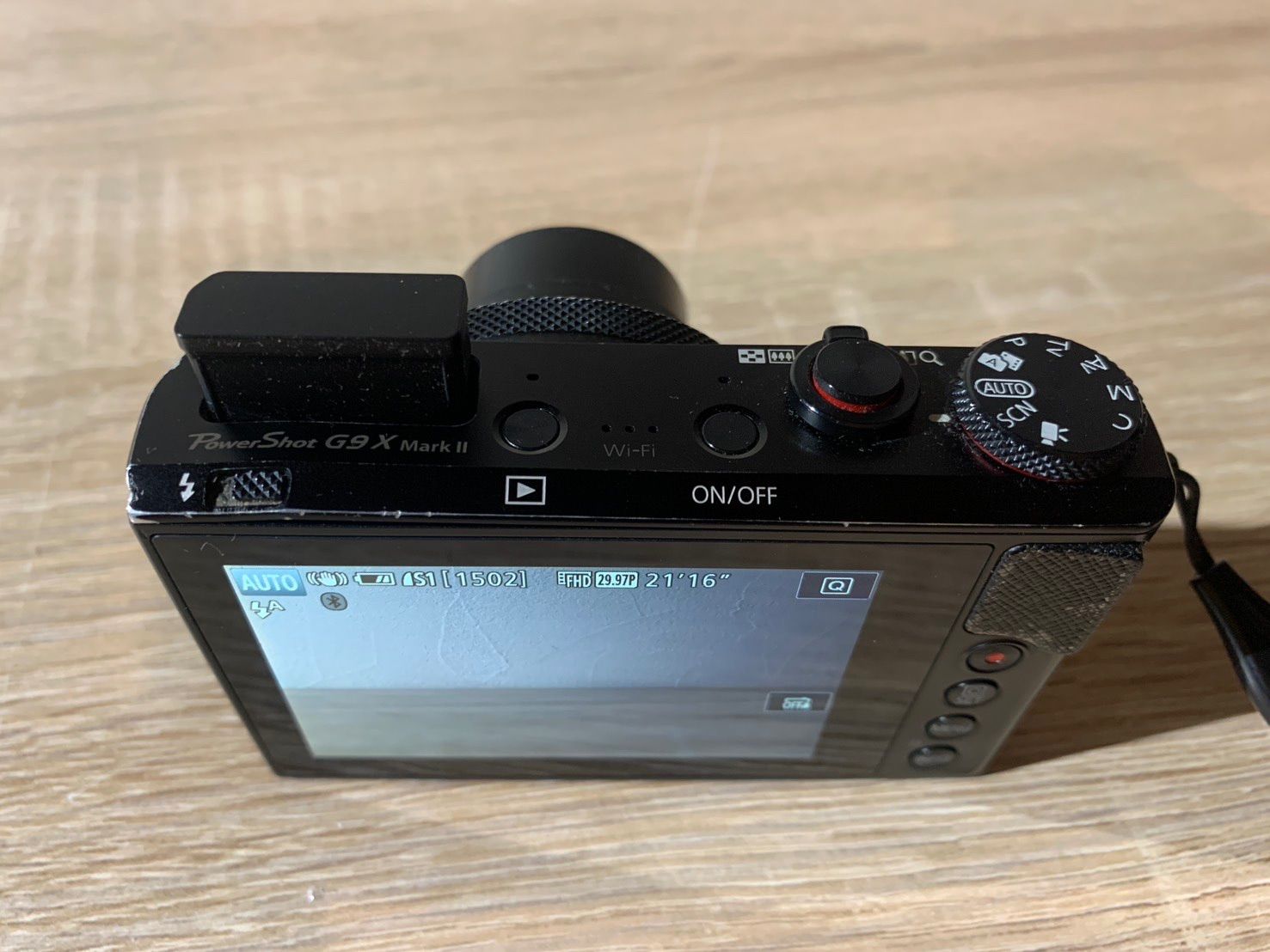 6697 Canon PowerShot G9 X MarkⅡ ブラック 動作確認済み - メルカリ