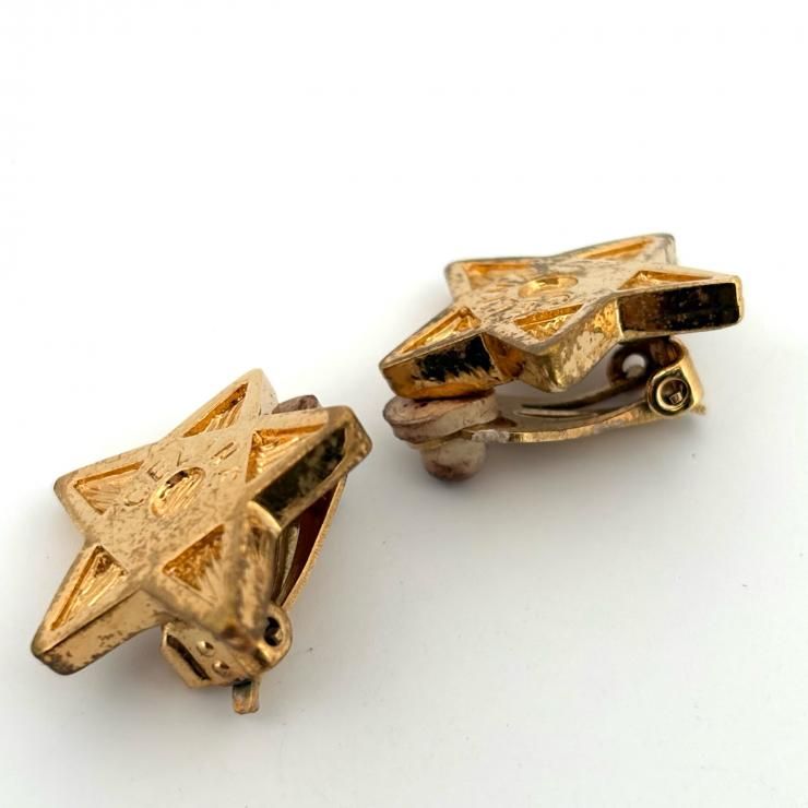 セリーヌ CELINE スターモチーフ ロゴ ヴィンテージ イヤリング GP