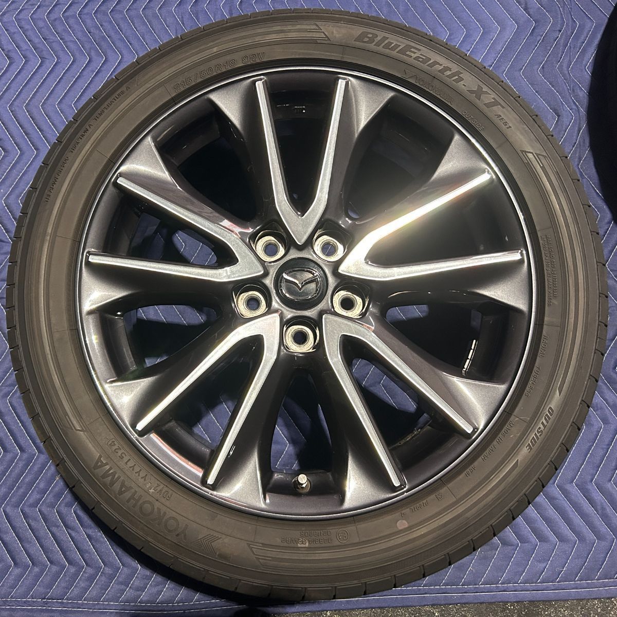 マツダ CX-3 純正アルミホイール 18インチ タイヤ付き4本セット