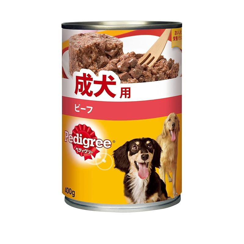 ペディグリー 成犬用 ビーフ 400g×24缶入り [ドッグフード・缶詰] 1
