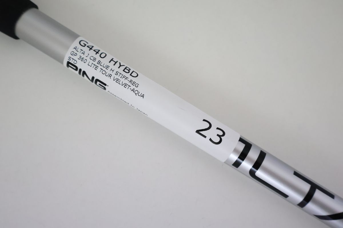 ○PING☆ピン G440ユーティリティ 23°用スリーブ付き！ALTA J CB BLUE