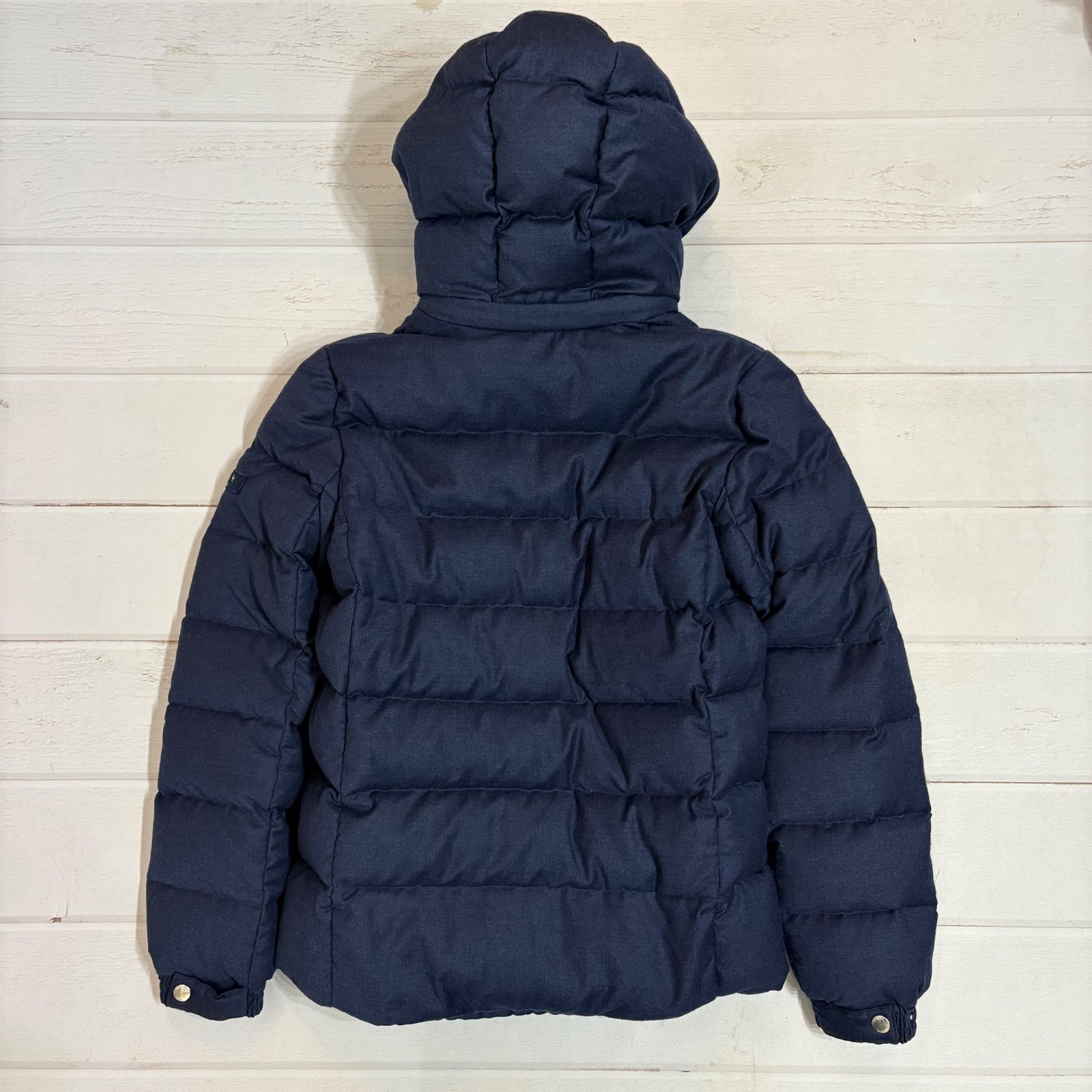 【極美品/3】TATRAS ダウン　ドミツィアーノ　ネイビー シルク混 最高級 極美品/3】TATRAS ダウン ドミツィアーノ ネイビー シルク混 最高級