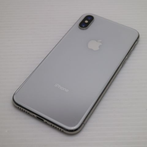 超美品 SIMフリー iPhoneX 256GB シルバー スマホ 即日発送 スマホ