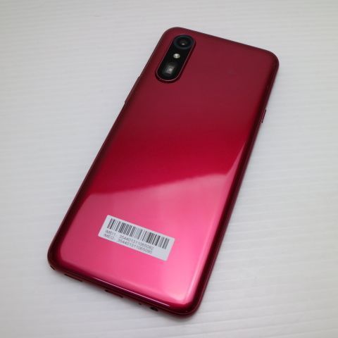 新品同様 SIMフリー らくらくスマートフォン a A401FC マゼンタ スマホ