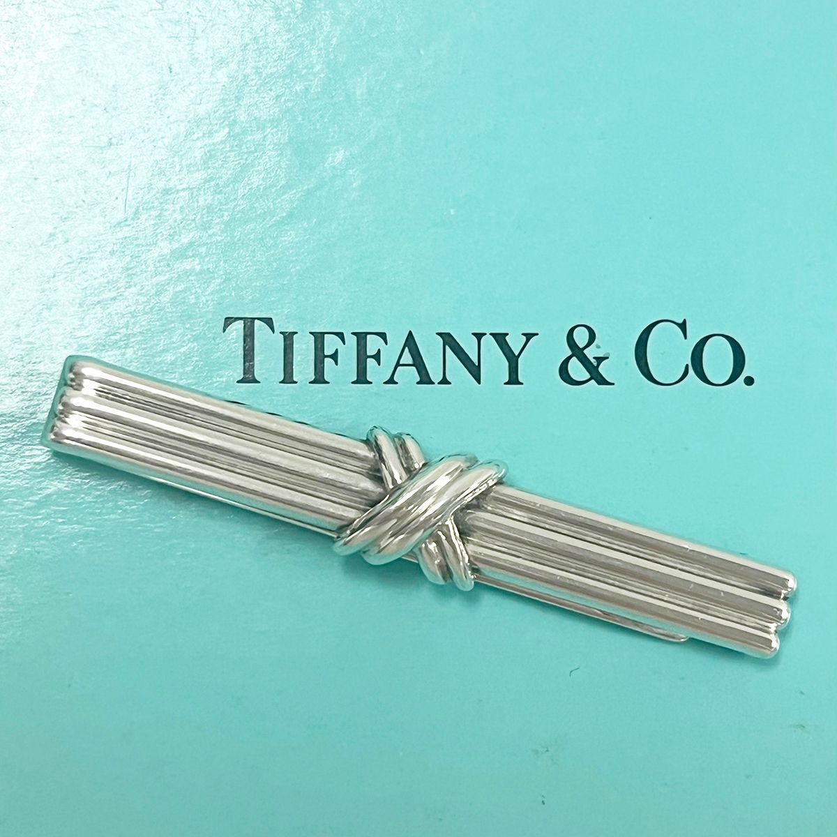 TIFFANY&Co. ティファニー シグネチャー ネクタイピン 925 シルバー