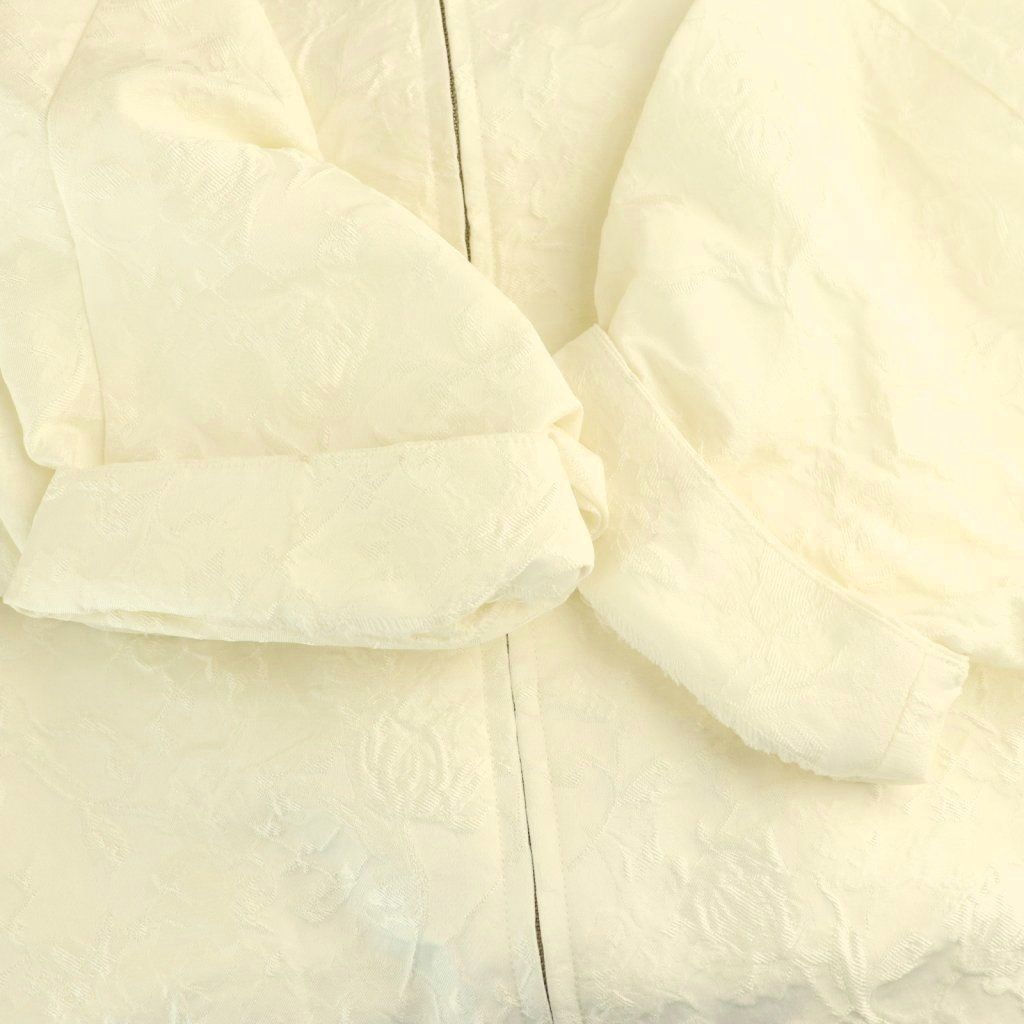 OHGA オーガ フラワージャケット ブルゾン ノーカラー ジャガード F  