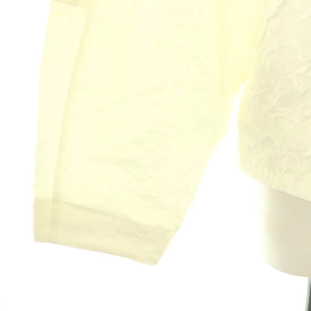 OHGA オーガ フラワージャケット ブルゾン ノーカラー ショップ  