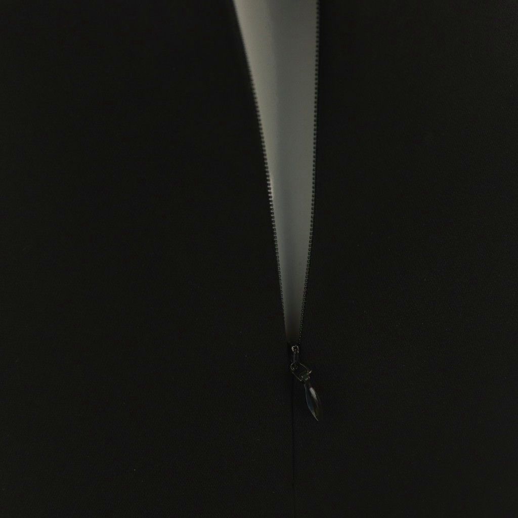 お買い得品 ヨーコチャン YOKO CHAN ハーフスリーブスカラップドレス