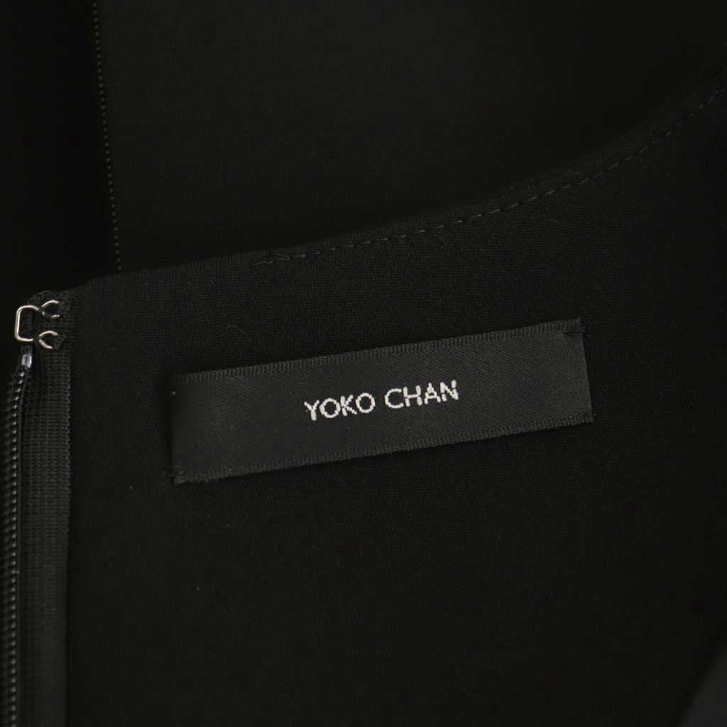 セール ヨーコチャン YOKO CHAN ハーフスリーブスカラップドレス