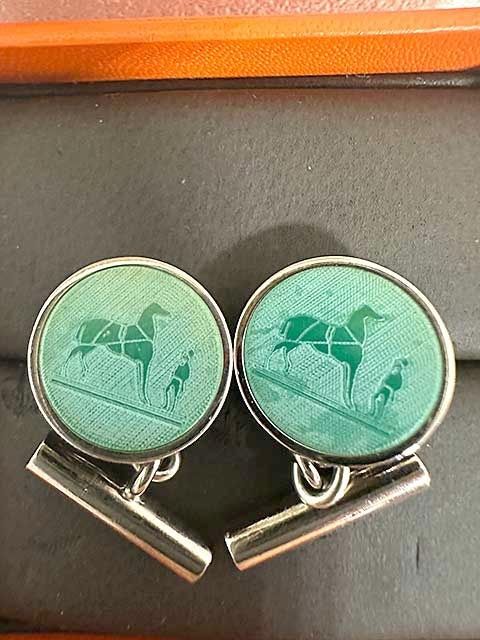 中古】HERMES エルメス 小物 アクセサリー コロゾ カフス ヴィンテージ